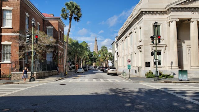 Photo of downtown charleston.